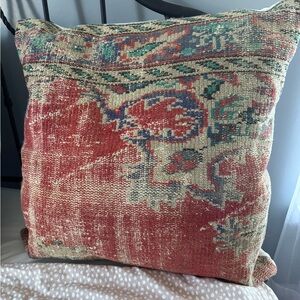 Vintage-Style hand woven Multicolor Pillow